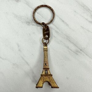 Paris France Eiffel Tower Souvenir Keychain Keyring